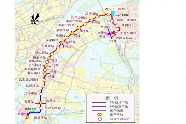 武汉地铁最新线路图概览